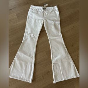 SER.O.YA Olivia Low Rise Flares NWT
